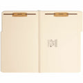 Smead 1/3 Tab Cut Legal Recycled Fastener Folder, Manila, 8 1/2" Width x 14" Length, 50 / Box, SMD19595