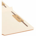 Smead 1/3 Tab Cut Legal Recycled Fastener Folder, Manila, 8 1/2" Width x 14" Length, 50 / Box, SMD19595