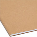 Smead 2/5 Tab Cut Legal Recycled Fastener Folder, Kraft, 8 1/2" Width x 14" Length, 50 / Box, SMD19880