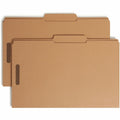 Smead 2/5 Tab Cut Legal Recycled Fastener Folder, Kraft, 8 1/2" Width x 14" Length, 50 / Box, SMD19880