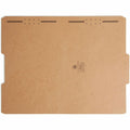 Smead 2/5 Tab Cut Legal Recycled Fastener Folder, Kraft, 8 1/2" Width x 14" Length, 50 / Box, SMD19882
