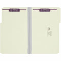 Smead 1/3 Tab Cut Legal Recycled Fastener Folder, Green, 8 1/2" Width x 14" Length, 25 / Box, SMD19931