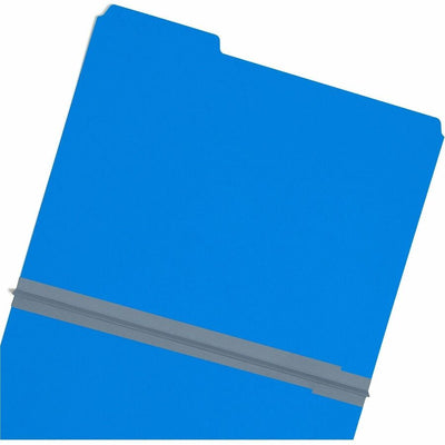 Smead Colored 1/3 Tab Cut Letter Recycled Top Tab File Folder, Dark Blue, 8 1/2" Width x 11" Length, 25 / Box, SMD21541