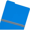 Smead Colored 1/3 Tab Cut Letter Recycled Top Tab File Folder, Dark Blue, 8 1/2" Width x 11" Length, 25 / Box, SMD21541