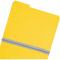 Smead Colored 1/3 Tab Cut Letter Recycled Top Tab File Folder, Yellow, 8 1/2" Width x 11" Length, 25 / Box, SMD21562