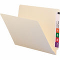 Smead Straight Tab Cut Letter Recycled End Tab File Folder, Manila, 8 1/2" Width x 11" Length, 100 / Box, SMD24100