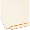 Smead Straight Tab Cut Letter Recycled End Tab File Folder, Manila, 8 1/2" Width x 11" Length, 100 / Box, SMD24100
