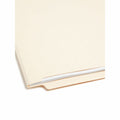 Smead Straight Tab Cut Letter Recycled End Tab File Folder, Manila, 8 1/2" Width x 11" Length, 100 / Box, SMD24109