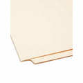 Smead Straight Tab Cut Letter Recycled File Pocket, Manila, 8 1/2" Width x 11" Length, 50 / Box, SMD24115