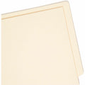 Smead Straight Tab Cut Letter Recycled File Pocket, Manila, 8 1/2" Width x 11" Length, 50 / Box, SMD24115