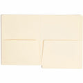 Smead Straight Tab Cut Letter Recycled File Pocket, Manila, 8 1/2" Width x 11" Length, 25 / Box, SMD24117