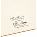 Smead Straight Tab Cut Letter Recycled File Pocket, Manila, 8 1/2" Width x 11" Length, 25 / Box, SMD24117