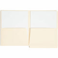 Smead Straight Tab Cut Letter Recycled File Pocket, Manila, 8 1/2" Width x 11" Length, 25 / Box, SMD24117
