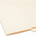Smead Shelf-Master 1/2 Tab Cut Letter Recycled End Tab File Folder, Manila, 8 1/2" Width x 11" Length, 100 / Box, SMD24127