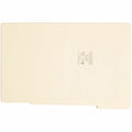 Smead Shelf-Master 1/2 Tab Cut Letter Recycled End Tab File Folder, Manila, 8 1/2" Width x 11" Length, 100 / Box, SMD24127
