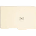 Smead Shelf-Master 1/2 Tab Cut Letter Recycled End Tab File Folder, Manila, 8 1/2" Width x 11" Length, 100 / Box, SMD24128