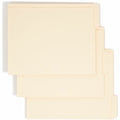 Smead Shelf-Master 1/3 Tab Cut Letter Recycled End Tab File Folder, Manila, 8 1/2" Width x 11" Length, 100 / Box, SMD24134