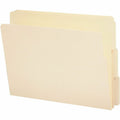Smead Shelf-Master 1/3 Tab Cut Letter Recycled End Tab File Folder, Manila, 8 1/2" Width x 11" Length, 100 / Box, SMD24134