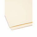 Smead Letter Recycled End Tab File Folder, Manila, 8 1/2" Width x 11" Length, 100 / Box, SMD24190