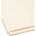 Smead Straight Tab Cut Letter Recycled End Tab File Folder, Manila, 8 1/2" Width x 11" Length, 100 / Box, SMD24250