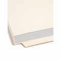 Smead Straight Tab Cut Letter Recycled End Tab File Folder, Manila, 8 1/2" Width x 11" Length, 50 / Box, SMD24275