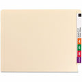 Smead Straight Tab Cut Letter Recycled End Tab File Folder, Manila, 8 1/2" Width x 11" Length, 50 / Box, SMD24275