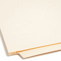 Smead Straight Tab Cut Letter Recycled End Tab File Folder, Manila, 8 1/2" Width x 11" Length, 50 / Box, SMD24275