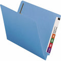 Smead Shelf-Master Straight Tab Cut Letter Recycled Fastener Folder, Blue, 8 1/2" Width x 11" Length, 50 / Box, SMD25040