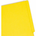 Smead Colored Straight Tab Cut Letter Recycled Fastener Folder, Yellow, 8 1/2" Width x 11" Length, 50 / Box, SMD25940