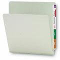 Smead Shelf-Master Straight Tab Cut Letter Recycled Top Tab File Folder, Green, 8 1/2" Width x 11" Length, 1 / Pack, SMD26200