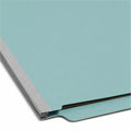 Smead Straight Tab Cut Letter Recycled Classification Folder, Blue, 8 1/2" Width x 11" Length, 10 / Box, SMD26781