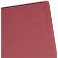 Smead Straight Tab Cut Letter Recycled Classification Folder, Bright Red, 8 1/2" Width x 11" Length, 10 / Box, SMD26783