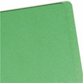 Smead Straight Tab Cut Letter Recycled Classification Folder, Green, 8 1/2" Width x 11" Length, 10 / Box, SMD26785