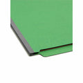 Smead Straight Tab Cut Letter Recycled Classification Folder, Green, 8 1/2" Width x 11" Length, 10 / Box, SMD26785