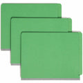 Smead Straight Tab Cut Letter Recycled Classification Folder, Green, 8 1/2" Width x 11" Length, 10 / Box, SMD26785