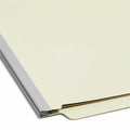 Smead Straight Tab Cut Letter Recycled Classification Folder, Gray/Green, 8 1/2" Width x 11" Length, 10 / Box, SMD26800