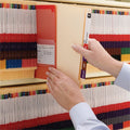 Smead Straight Tab Cut Letter Recycled Classification Folder, Manila, 8 1/2" Width x 11" Length, 10 / Box, SMD26825