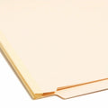 Smead Straight Tab Cut Letter Recycled Classification Folder, Manila, 8 1/2" Width x 11" Length, 10 / Box, SMD26825