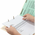 Smead Straight Tab Cut Letter Recycled Classification Folder, Manila, 8 1/2" Width x 11" Length, 10 / Box, SMD26825