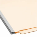Smead Straight Tab Cut Letter Recycled Classification Folder, Manila, 8 1/2" Width x 11" Length, 10 / Box, SMD26835