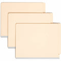 Smead Straight Tab Cut Letter Recycled Classification Folder, Manila, 8 1/2" Width x 11" Length, 10 / Box, SMD26835