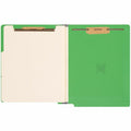Smead Straight Tab Cut Letter Recycled Classification Folder, Green, 8 1/2" Width x 11" Length, 10 / Box, SMD26837