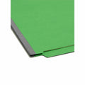 Smead Straight Tab Cut Letter Recycled Classification Folder, Green, 8 1/2" Width x 11" Length, 10 / Box, SMD26837