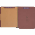 Smead Straight Tab Cut Letter Recycled Classification Folder, Red, 8 1/2" Width x 11" Length, 10 / Box, SMD26855