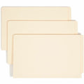 Smead Straight Tab Cut Legal Recycled End Tab File Folder, Manila, 8 1/2" Width x 14" Length, 100 / Box, SMD27110