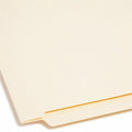 Smead Straight Tab Cut Legal Recycled End Tab File Folder, Manila, 8 1/2" Width x 14" Length, 100 / Box, SMD27110