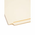 Smead Straight Tab Cut Legal Recycled End Tab File Folder, Manila, 8 1/2" Width x 14" Length, 100 / Box, SMD27110