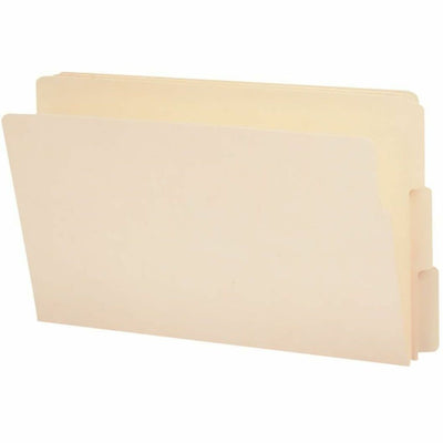 Smead Shelf-Master 1/3 Tab Cut Legal Recycled End Tab File Folder, Manila, 8 1/2" Width x 14" Length, 100 / Box, SMD27134