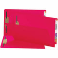 Smead Colored Straight Tab Cut Legal Recycled Fastener Folder, 8 1/2" Width x 14" Length, 50 / Box, SMD28740