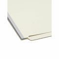 Smead Straight Tab Cut Legal Recycled End Tab File Folder, Green, 8 1/2" Width x 14" Length, 25 / Box, SMD29210